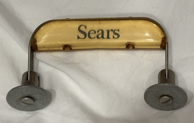 #ad Rare Vintage Sears Luggage Brief Case Branded Handel Unused $18.95