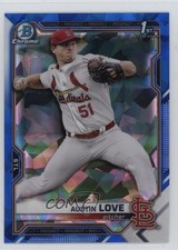2021 Bowman Chrome Draft Sapphire Edition Austin Love #BDC-164 1t44