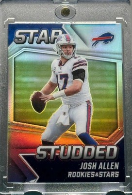 JOSH ALLEN RARE HOLO INSERT REFRACTOR PRIZM INVESTMENT CARD BILLS MINT MVP