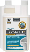 RV Digest-It+ Extra-Strength Ultra-Concentrate - 32 RV Toilet Treatments - Elimi