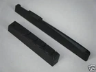 2 pcs Acoustic Guitar Slotted Ebony 45mm Nut & 3/32" Solt Saddle