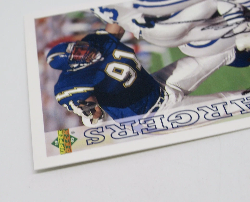 Leslie O' Neal SIGNED 1993 San Diego CHARGERS DE Upper Deck NFL Football Card - Image 2 of 4