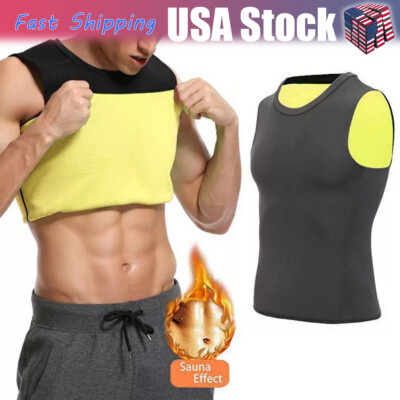 Slimming Body Shaper Weight Loss Sweat Suit Gym Sport Running Yoga Sauna Vest
