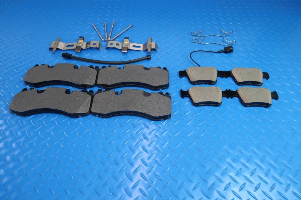 Maserati Levante front rear brake pads and rotors drilled TopEuro #12034