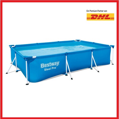 Bestway Steel Pro Frame Pool 300 x 201 x 66 cm ohne Pumpe (56404) NEUWARE 