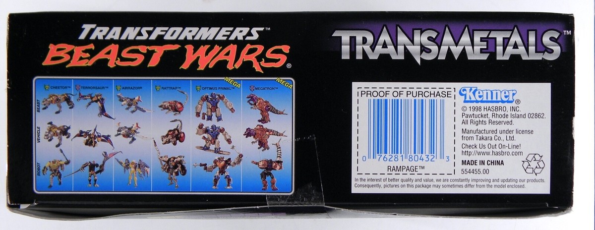 Hasbro 1998 Transformers Beast Wars Deluxe Transmetals