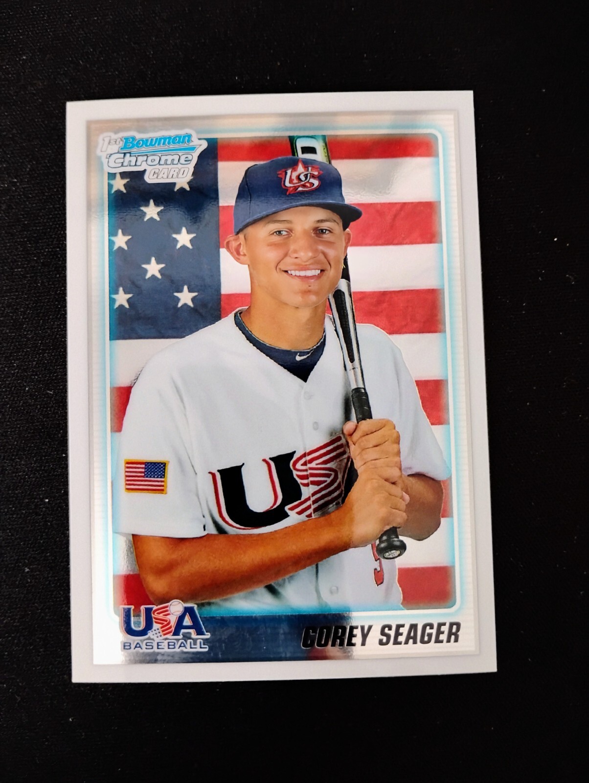 2010 1st Bowman Chrome COREY SEAGER Rookie Team USA!  PERENNIAL ALL-STAR RC!!