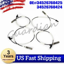 4x Front Rear Left+right ABS Wheel Speed Sensor set New For BMW 328i sedan 128i