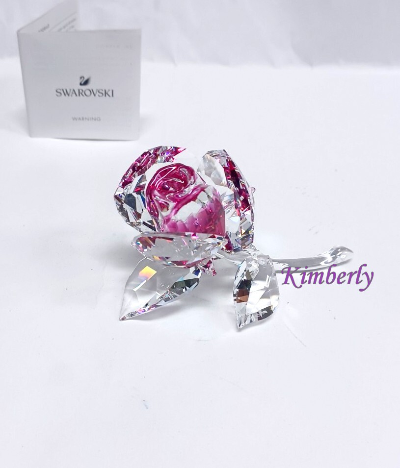 SWAROVSKI／クリスタルローズ BLOSSOMING ROSE, RED Swarovski Blossoming Rose - Red Ornament - Walmart.com