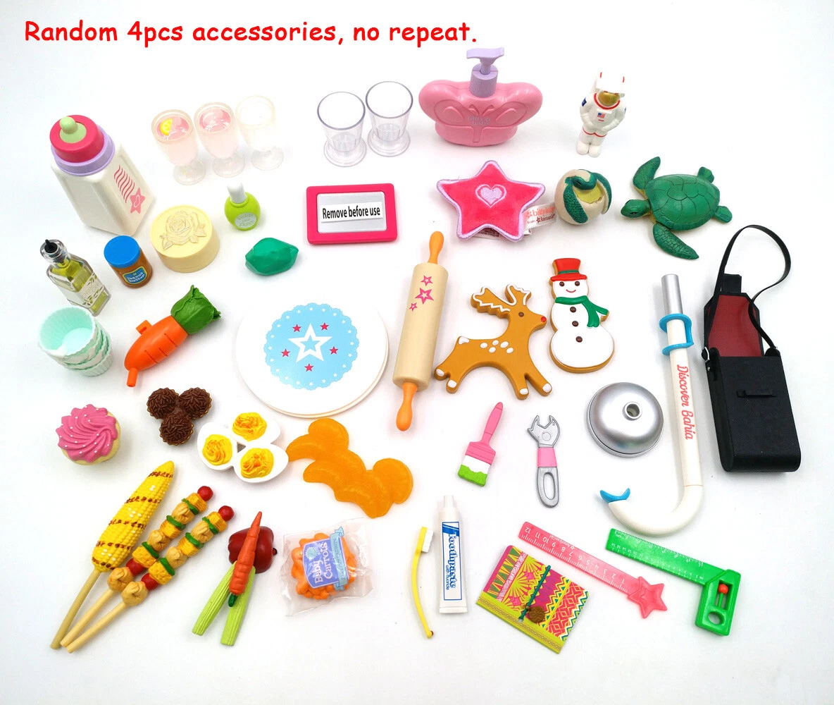 Random 4pcs Fit For 18 American Girl Food Doll Accessory LEA