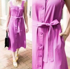 Everlane Japanese Goweave Picnic Midi Dress Size Medium 8