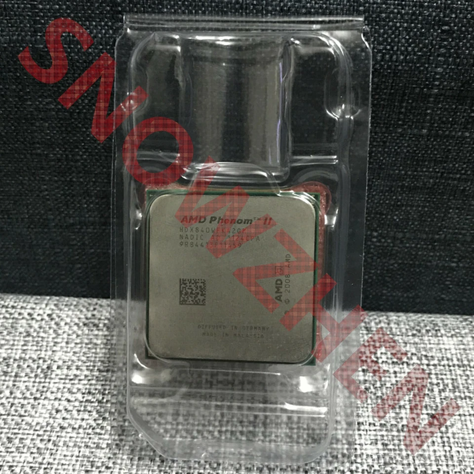 AMD Phenom II X4 840 CPU Quad-Core 3.2 GHz 95W Socket AM3 Processors - Image 3 of 3