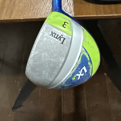 LYNX LX Jr 3 Wood Golf Club Right Handed 27 Inch With Head-cover
