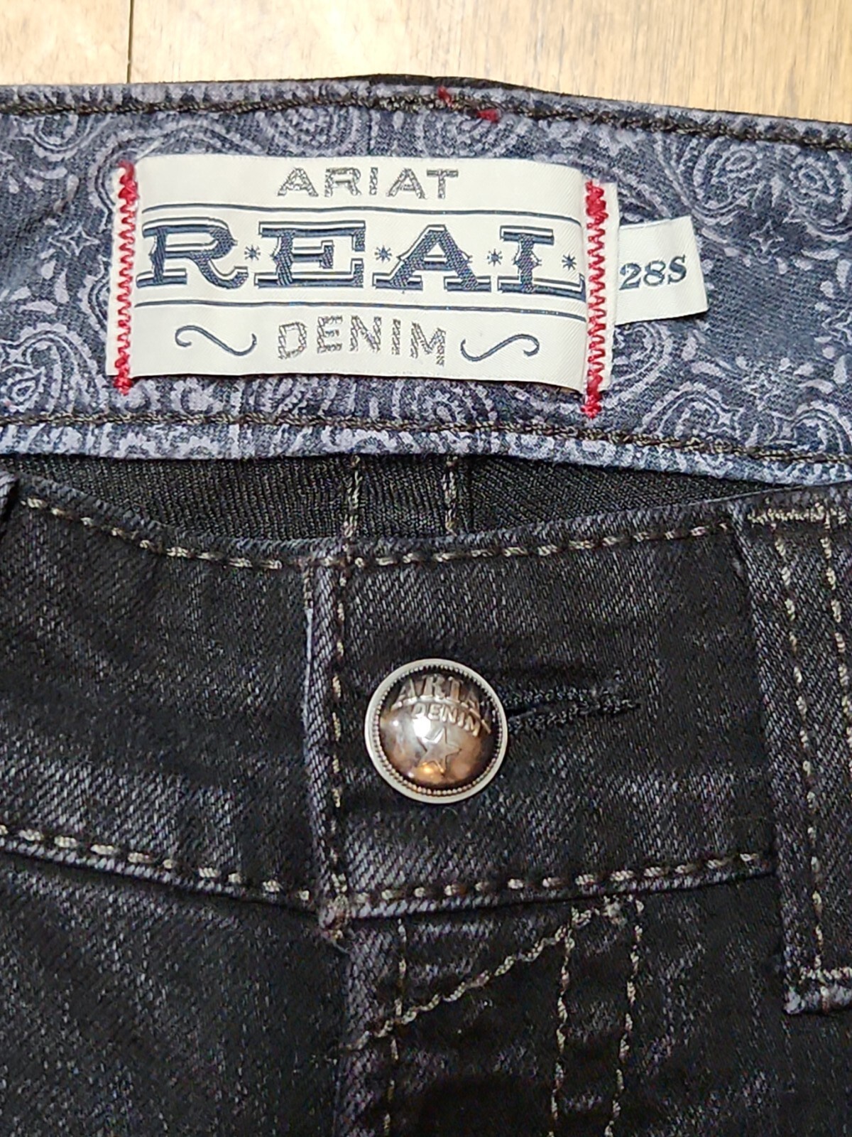 Ariat Real Denim Jeans Women 28S Bootcut Cotton Dark Wash Jeans | eBay
