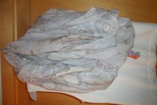 Jette Joop Damen Schal grau  rose 100% Viskose einmal getragen