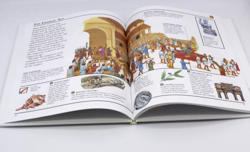 The Romans Illustrated Hardback Guide History Learning Educational Reading Book - Image 4 of 4