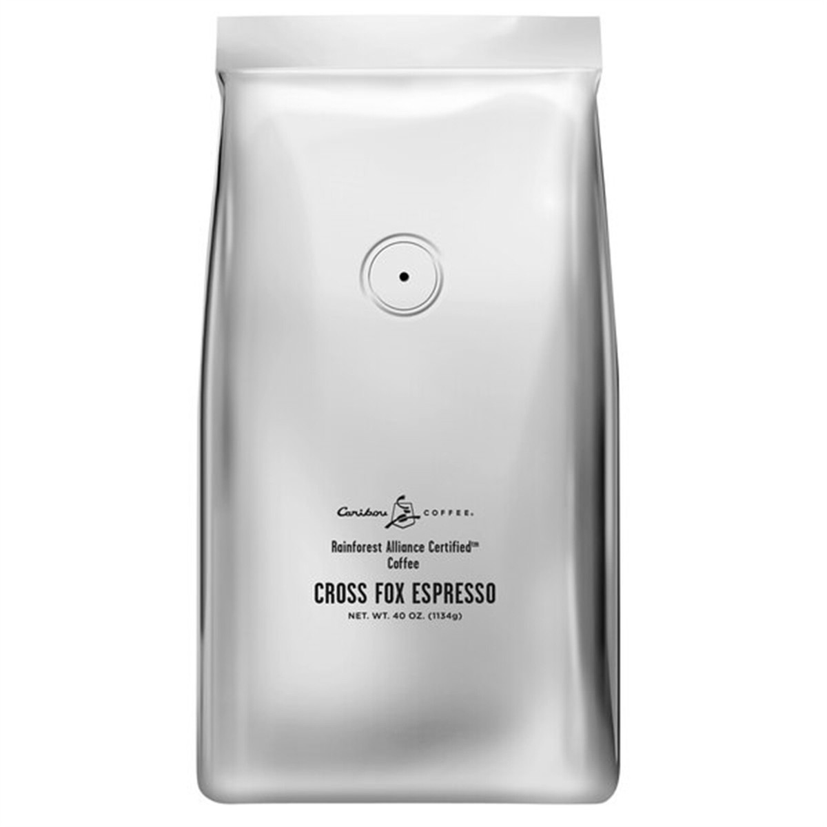 Caribou Coffee 2.5 lb. Cross Fox Whole Bean Espresso - 4/Pieces WS