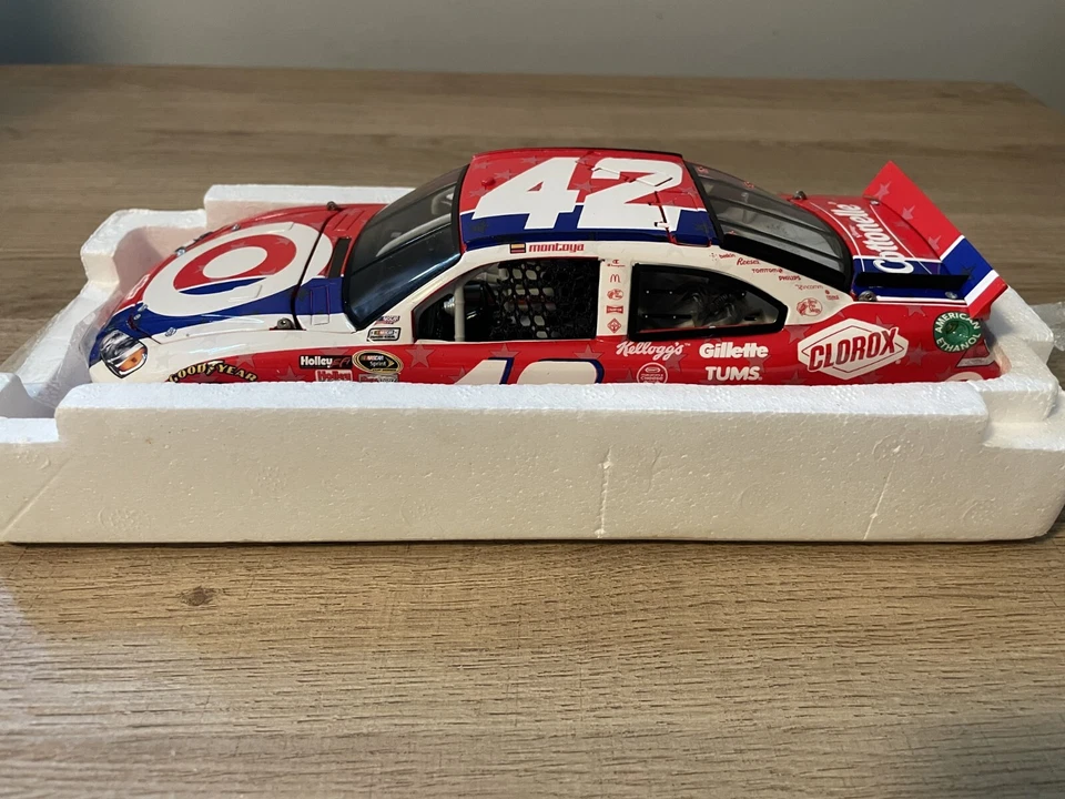 Juan Pablo Montoya 42 Target Nascar Unites 2012 1/24 Lionel diecast 1/349 raro Foto 3 de 4