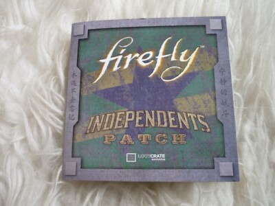 neu auf Karte Firefly Independents Patch Beutekiste QMX 2016 Ausgabe genaue Replik