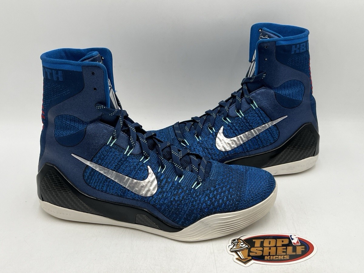 Nike Kobe Bryant 9 Elite Brave Blue 2014 Size 10.5 Authentic