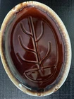 Vintage McCoy (MCP) USA Brown Drip Glaze 13”Serving Platter Dish