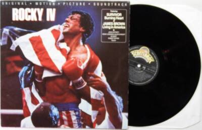 ROCKY IV LP Vinyl 1986 Sylvester Stallone Soundtrack Survivor James Brown * RARE
