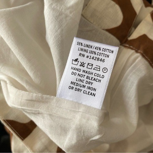 $545 New Rhode Lottie Midi Dress in Free Spirit Brown Sz 4 - 第 9/16 張圖片