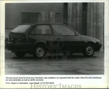 1989 Press Photo Suzuki Swift GA Hatchback - Fun and Economical - not00241