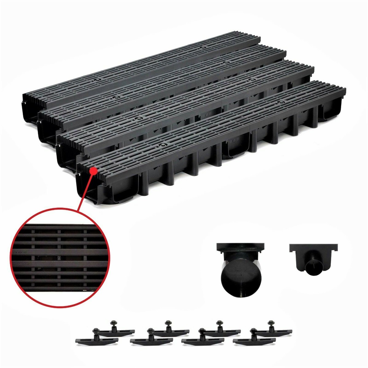 3m Entwässerungsrinne Terrassenrinne