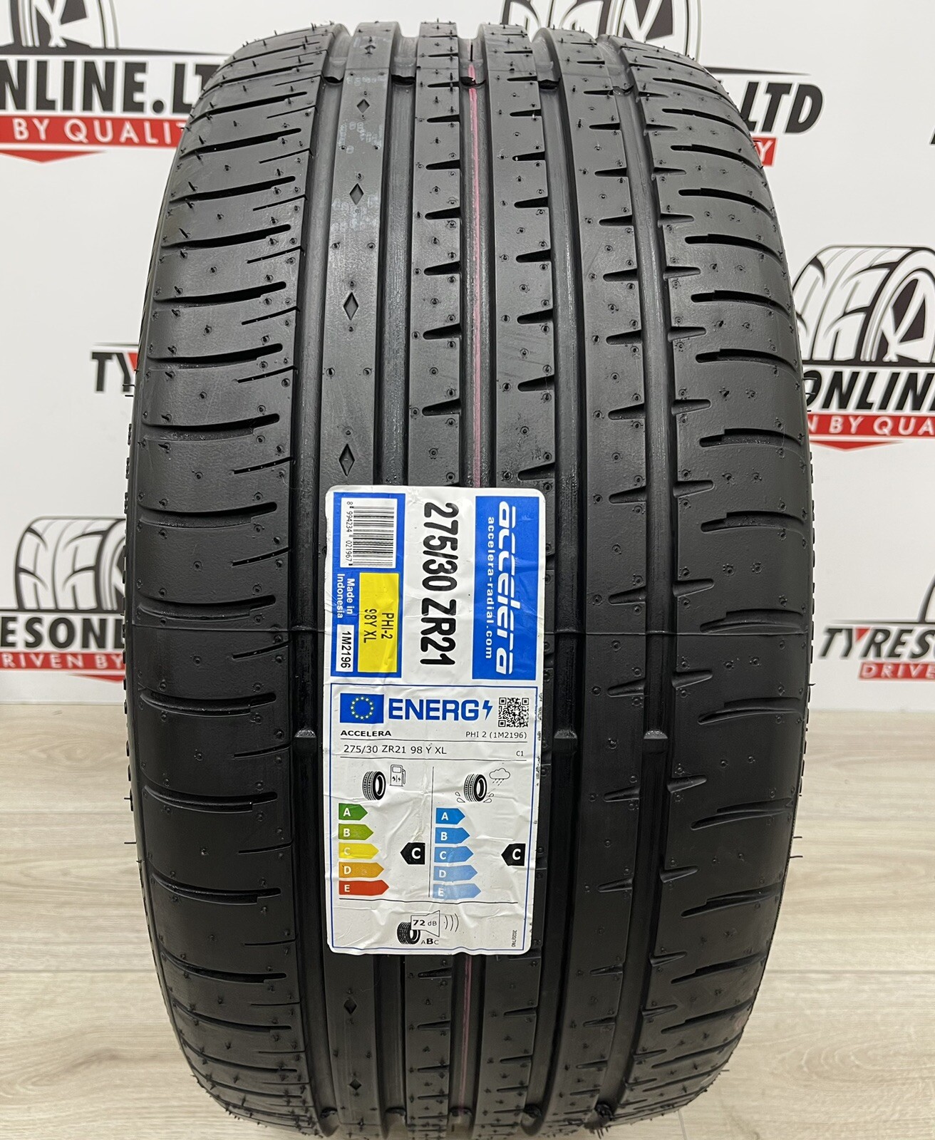1 X 275 30 21 ACCELERA PHI-2 98Y XL 275/30ZR21 BRAND NEW TYRE 2753021 ...