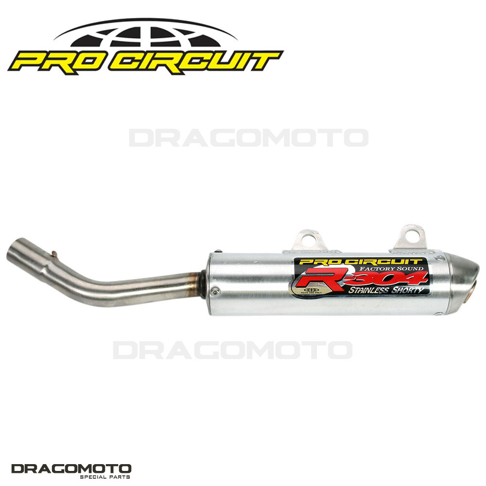 Pot échappement PRO CIRCUIT R-304 KAWASAKI KX 250 Inox 05-07