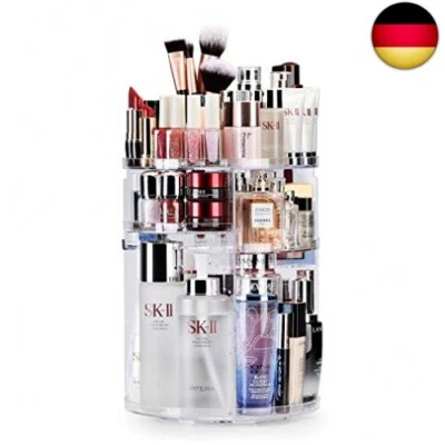 Auxmir Beauty Organizer, Make Up Kosmetik Organizer, 360° Drehbar, Schmink