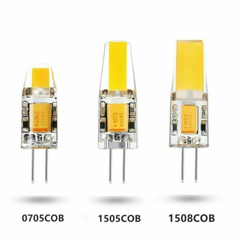 Lots G4 12V led bulb light 0705 1505 1508 Super Bright COB Crystal chandelier - Image 2 of 4