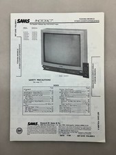 Toshiba CF2037 CX2007 Service Manual Sams Photofact Free Shipping