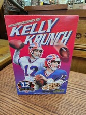 Sealed Vintage Jim Kelly Krunch QB Buffalo Bills Rare CEREAL Box Full 1st Edtn