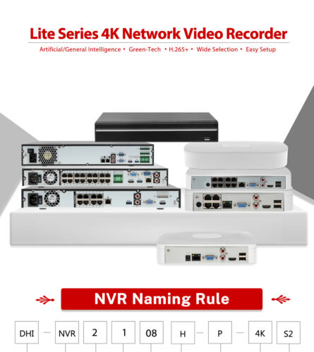 Dahua 8MP 8CH POE 4K NVR Network Video Recorder NVR4108HS-8P-4KS3 1SATA AI H.265 - Picture 10 of 21