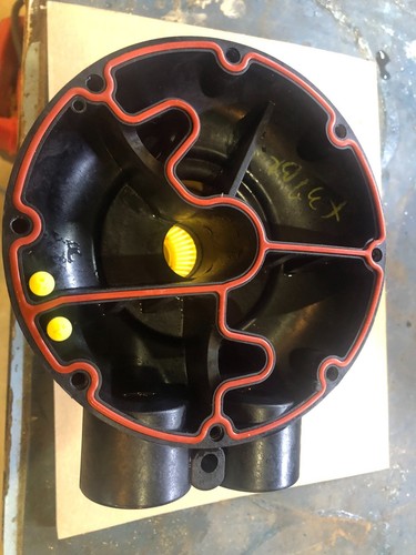 Kinetico K-60 Main Level 6 Base w/ Check Stems and Gasket Seals