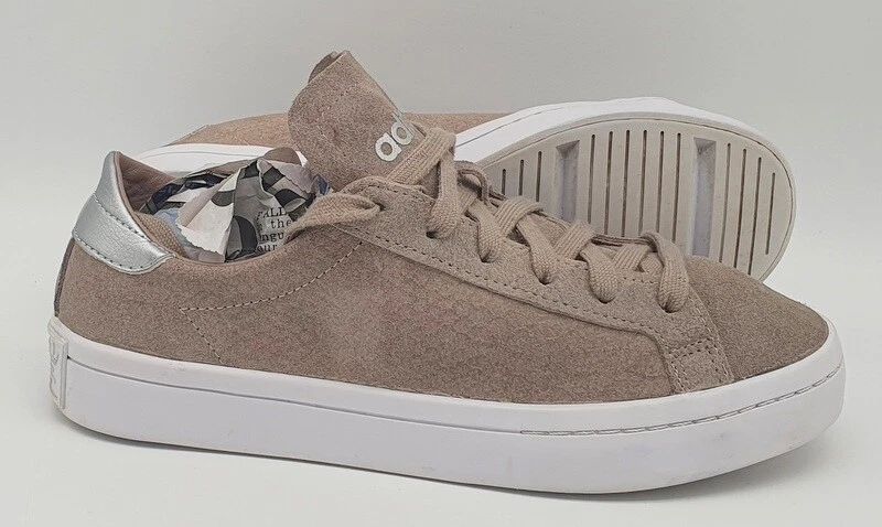 Court Vantage Low Suede CG2704 Grey/White | eBay