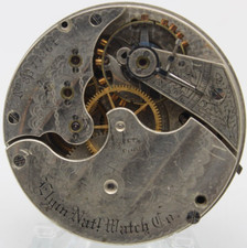 1889 ELGIN POCKET WATCH MOVEMENT 3377261 GRADE 108 16s 15j KB3 
