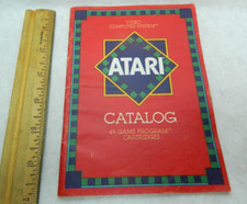 Atari 2600 VCS - 49 Game Program Cartridges Catalog Manual. SH1