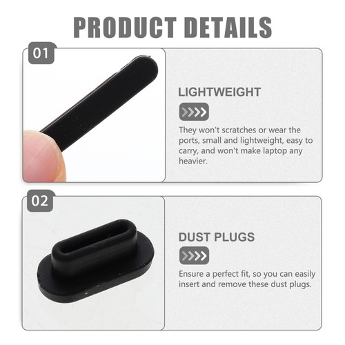 5 Sets Notebook- Topfen Laptop -Steckerabdeckung Computerstecker - 第 10/12 張圖片