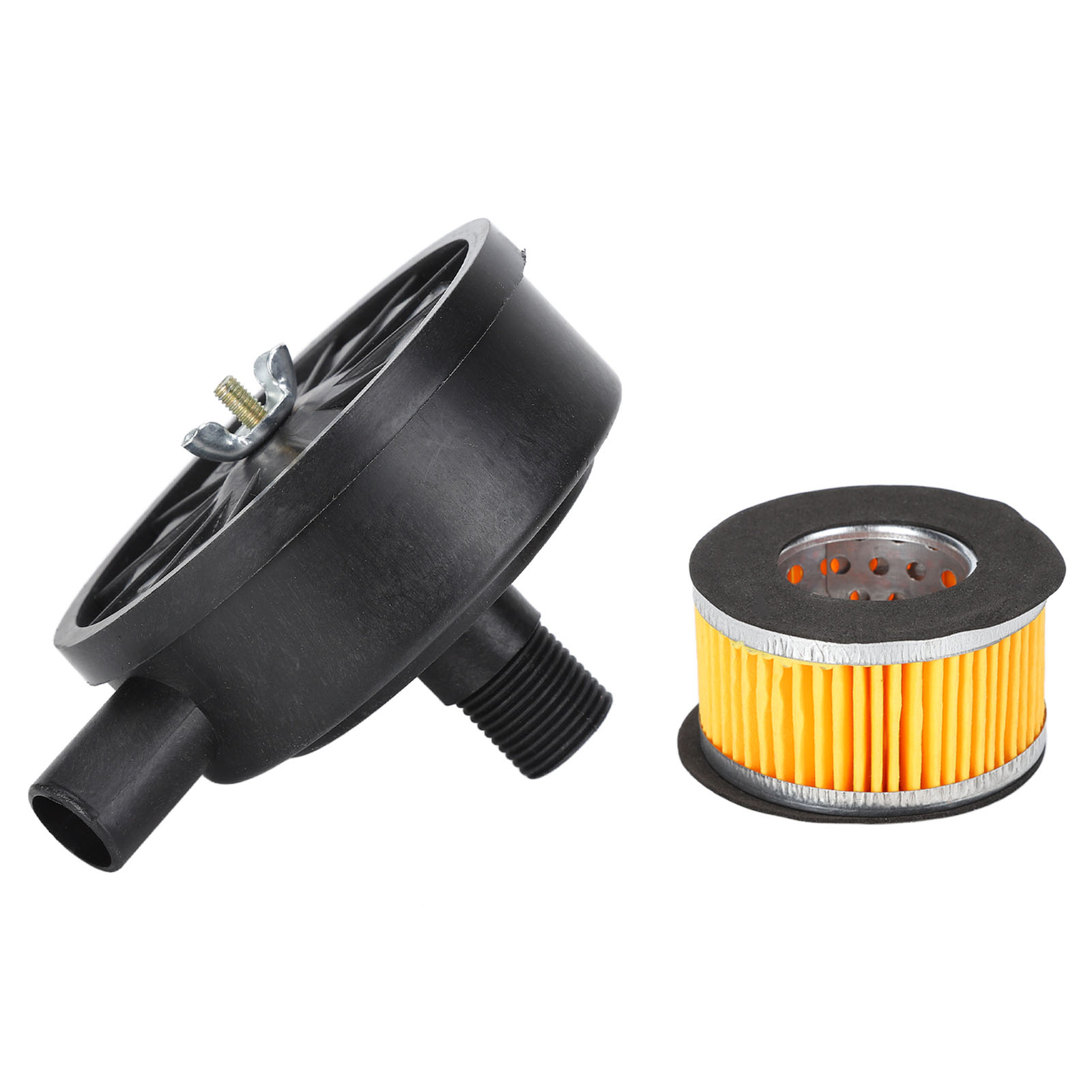 Silencer Filter Black Noise Muffler For Blowers Exhaust Ports eBay