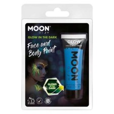 Moon Glow In The Dark Face Paint 12ml Clamshell Costume Make Up
