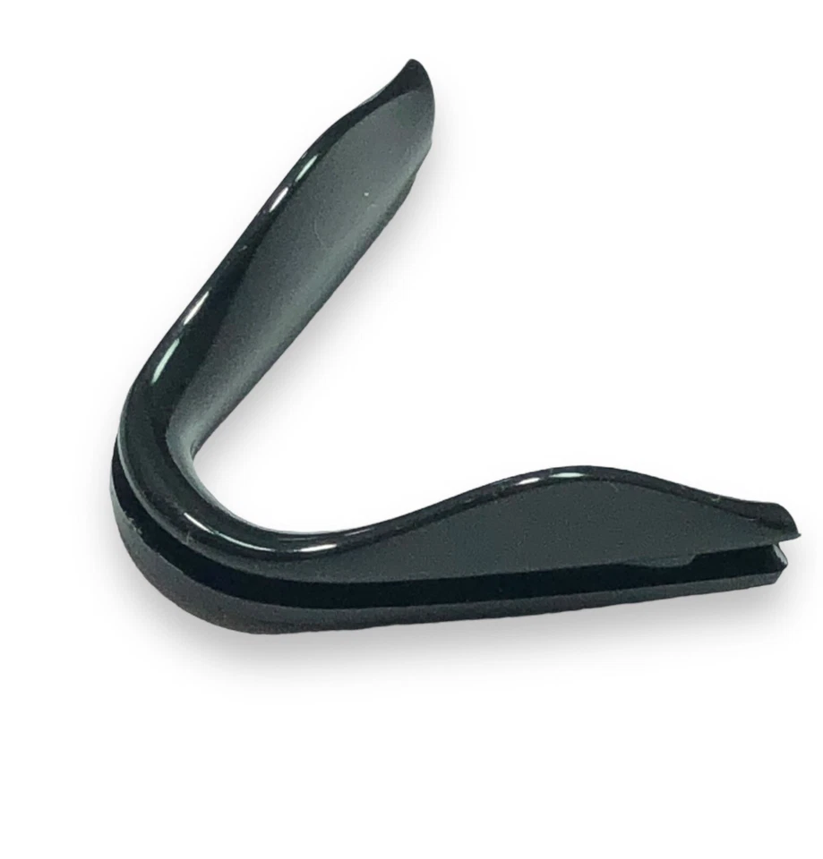 Óculos de sol VERSACE VE 2197 preto brilhante plástico substituto almofada de nariz genuína ITÁLIA - Imagem 3 de 4