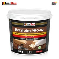 Holzleim D3 Holzkleber 5 Kg Wasserfest Leim Weiss Kleber FüR Alle Holzarten