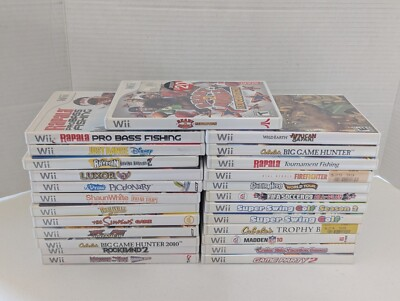 #ad Nintendo Wii Games Lot Tested You Pick and Choose Save 20 25 30% Free Shipping $9.89
