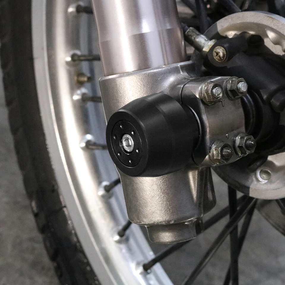 Front Rear Axle Slider Crash Protector Fit For Suzuki DR650 DR650SE 1996-2022 - Image 4 of 4