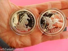 2013 Rare Silver Bullet Silver Shield  2 OZ Sic Semper Proof & Warbird Proof Set