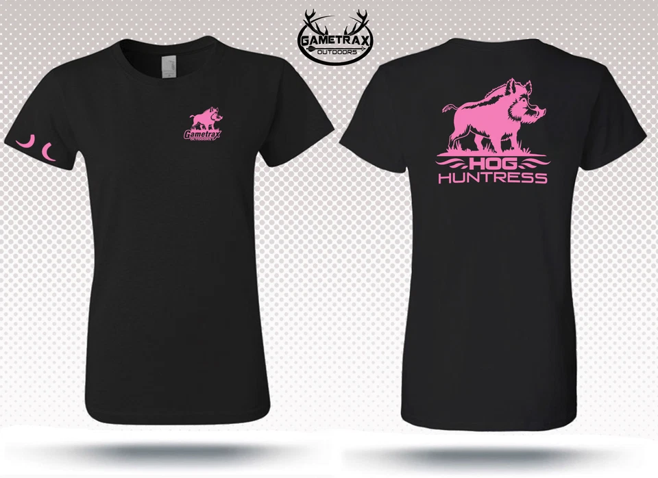 hunting t shirt Gametrax Outdoors womens short sleeve hog huntress feral boar