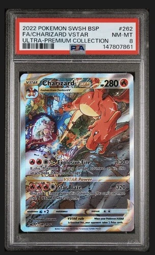 Pokémon Charizard VSTAR SWSH262 Sword & Shield Promo Holo 2022 PSA 8